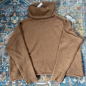 Brand new madewell sadler turtleneck sweater. never worn, too small for me